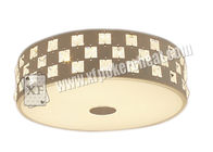 Backside Marked Cards Casino Cheating Devices White Creative Ceiling Lamp With Camera