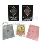 Royal Marked Poker Cards , Cheating Playing Cards For Infrared Camera Poker Analyzer