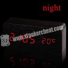 Black Digital Clock Poker Scanner For Casino Games / Poker Camera
