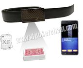 Brown Leather Belt Infrared Camera Playing Card Device With 40 - 70cm 65 - 100cm Distance