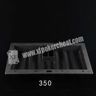 Standard Plastic Chip Tray With Invisible Ink Marked Playing Card Reader Inside For Poker Analyzer