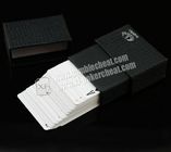 Italy Armanino Plastic Playing Cards Marked With Invisible Ink Marking For Baccarat