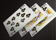 Golden  PLC066 Paper Invisible Playing Cards For Baccarat / Blackjack