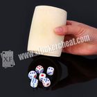 Perspective Dice Cup / Gambling Accessories Casino Magic Dice  With 4h Battery