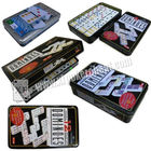 Colorful Point Marked Dominoes Invisible Playing Cards For UV Contact Lenses Gambling Device