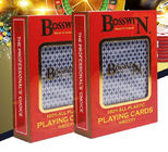 Gambling Cheating Marked Blue Bosswin Plastic Playing Cards With Invisible Ink