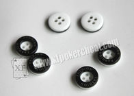 Plastic Casino Games Marked Cheating Poker Cards Shirt Button Camera