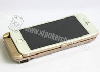 Iphone 6 Golden Plastic Charger Case Poker Scanner With Micro Camera