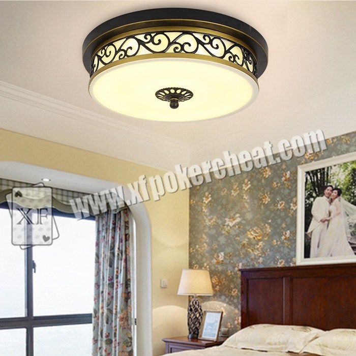 Glass Material Modern Ceiling Light Hidden Camera For Long