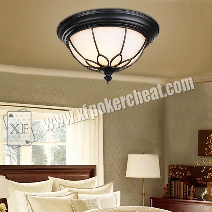 Glass Material Modern Ceiling Light Hidden Camera For Long