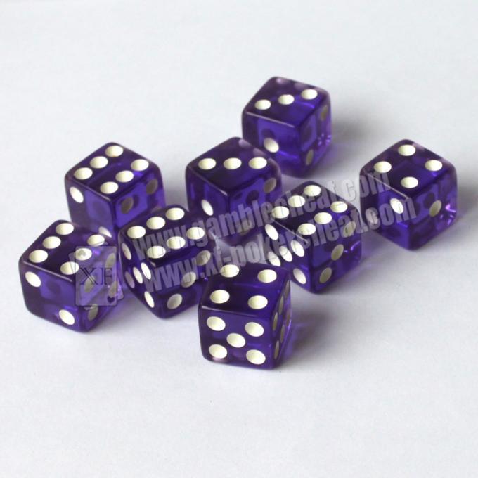 Colorful Perspective Gamble Magic Trick Dice Remote Control Dice