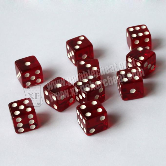 Colorful Perspective Gamble Magic Trick Dice Remote Control Dice