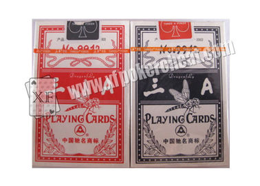 Red Blue Original Paper Cheat Playing Cards Bridge Size For Poker Analyzer