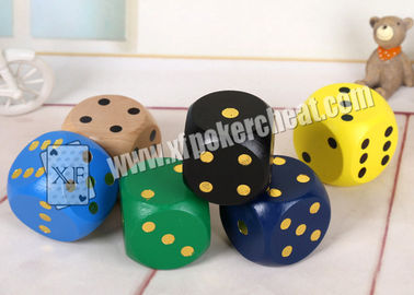 Casino Magic Radio Wave Cheating Dice  Wooden Dice 6 Sided