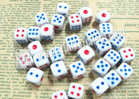 White Plastic Permanent Casino Magic Dice For Professional Casino Dice Gamble