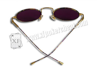 Metal Frame Gambling Glasses For Marked Cards / Magic Tricks