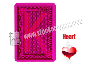 Red 4 Jumbo Index Invisible Playing Cards For Contact Lenses