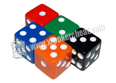 16mm Non Transparent Plastic Square Gambling Cheating Devices Remote Control Dice