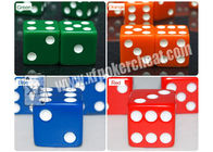 16mm Non Transparent Plastic Square Gambling Cheating Devices Remote Control Dice