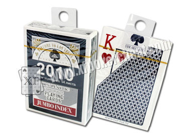 Eco 100% Pvc Plastic Marked Deck Card Tricks For Casino Games