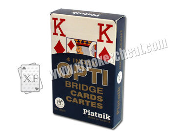 Piatnik 4 Index OPTI  Plastic  Invisible  Playing Cards Marked Poker Cards For Gambling