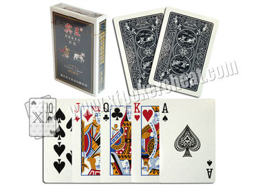 Standard Size Black Marked Poker Cards For Poker Predictor / Magic Show / Gambling