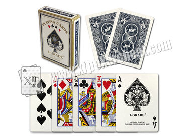 I-GRADE Paper Marked Playing Cards With Side Invisible Barcodes , Poker Trick Card