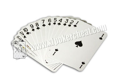 4 Regular Index Paper Marked Playing Cards Invisible Barcode For Poker Scanner