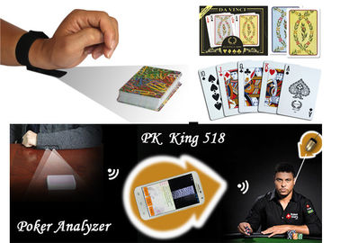 Cheating Da Vinci Plastic Marked Poker Cards With Invisible Barcodes ISO