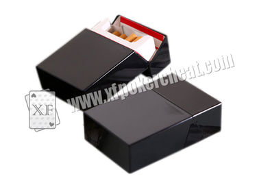 Invisible Playing Cards Poker Scanner Black Plastic Cigarette Box Camera