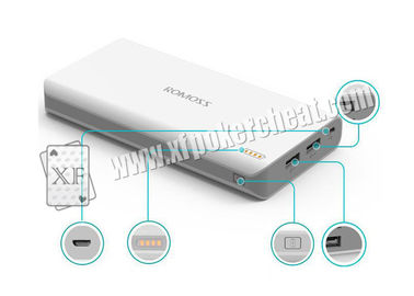 ROMOSS White Plastic Power Bank Infrared Camera Connect With Poker Analyzers