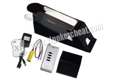 Black Plastic Poker Shoe Casino Cheating Devices For See First Normal Coming Card