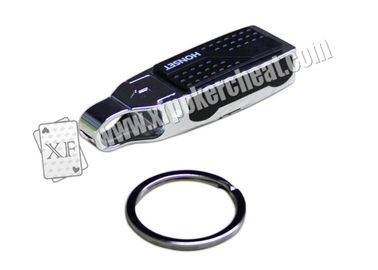 Silver / Black Key Chain Infrared Camera Poker Analyzer Texas Holdem Poker