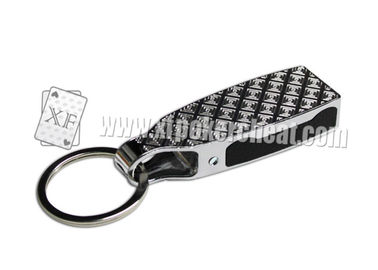 Silver / Black Key Chain Infrared Camera Poker Analyzer Texas Holdem Poker