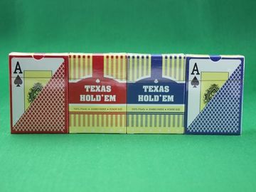 Texas Hold’em Plastic Playing Cards Invisible Ink Markings for UV Contact Lenses