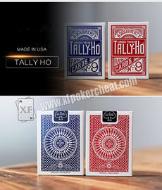 Paper Tally Ho Invisible Playing Cards For UV Contact Lenses Magic Tools