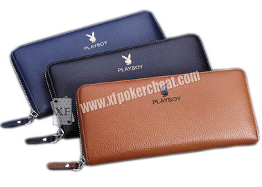 Long Style Mans Wallet Poker Scanner For Poker Analyzer Cheating