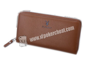 Long Style Mans Wallet Poker Scanner For Poker Analyzer Cheating