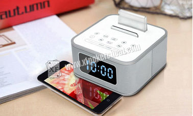 Electronic alarm clock camera for Poker Cheat device system/gambling