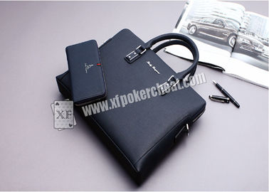 Men's Hand Bag Hidden Lens poker scanning device for Poker Analyzer System