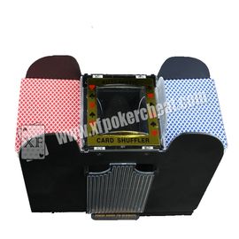 Black Casino Cheating Devices , Eight Deck Automatic Playing Card Shuffler With Camera