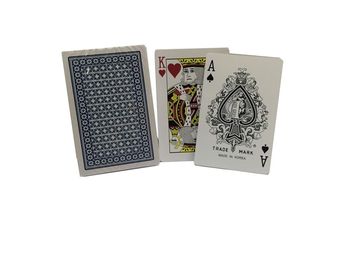 Korean Royal Plastic Playing Cards With Invisible Ink Markings For Poker Analyzer