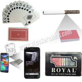 Royal Plastic Marked Poker Cards Narrow Size Super Index For UV Contact Lenses