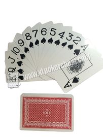 Royal Plastic Marked Poker Cards Narrow Size Super Index For UV Contact Lenses