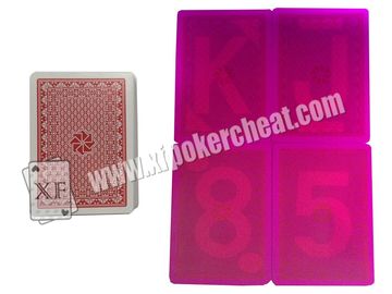 Plastic Royal Wide Size 2 Jumbo Index Invisible Playing Cards For Contact Lenses