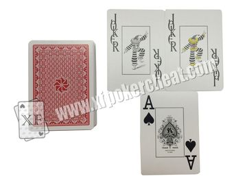 Plastic Royal Wide Size 2 Jumbo Index Invisible Playing Cards For Contact Lenses