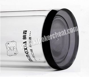 Transparent Water Cup Infrared Camera Playing Cards Scanner To Read Bar Codes