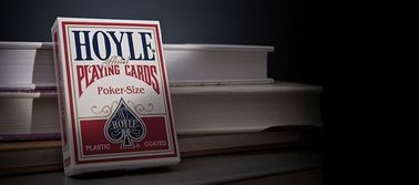 Red Invisible Playing Cards / Plastic Coated Marked poker Cards