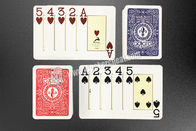 Bar Code Marked Modiano Adjara Plastic Playing Cards For Poker Cheat Device / Analyzer