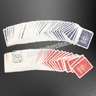 Bar Code Marked Modiano Adjara Plastic Playing Cards For Poker Cheat Device / Analyzer